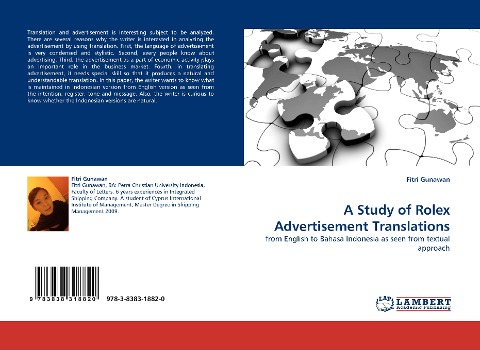A Study of Rolex Advertisement Translations: from English to Bahasa Indonesia as seen from textual approach