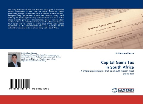 Capital Gains Tax in South Africa: A critical assessment of CGT as a South African fiscal policy tool