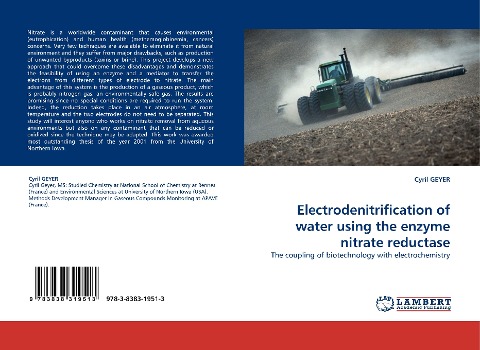 Electrodenitrification of water using the enzyme nitrate reductase: The coupling of biotechnology with electrochemistry