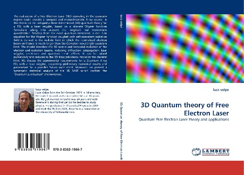 3D Quantum theory of Free Electron Laser: Quantum Free Electron Laser theory and applications