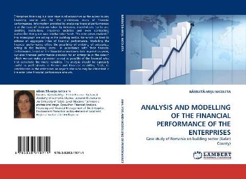 ANALYSIS AND MODELLING OF THE FINANCIAL PERFORMANCE OF THE ENTERPRISES: Case study of Romania on building sector (Galati County)