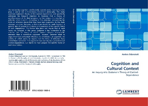 Cognition and Cultural Context: An Inquiry into Gadamers Theory of Context-Dependence