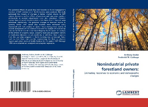 Nonindustrial private forestland owners:: Estimating responses to economic and demographic changes