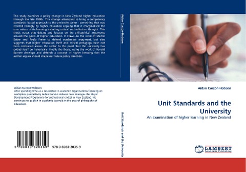 Unit Standards and the University: An examination of higher learning in New Zealand