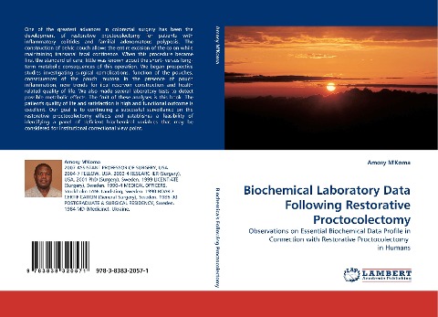 Biochemical Laboratory Data Following Restorative Proctocolectomy: Observations on Essential Biochemical Data Profile in Connection with Restorative Proctocolectomy  in Humans