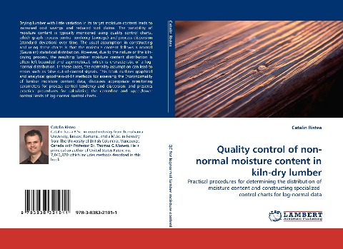 Quality control of non-normal moisture content in kiln-dry lumber: Practical procedures for determining the distribution of moisture content and constructing specialized  control charts for log-normal data