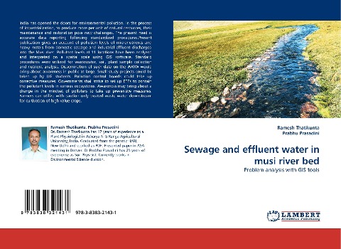 Sewage and effluent water in musi river bed: Problem analysis with GIS tools