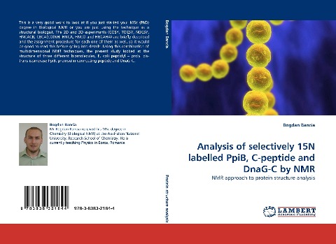 Analysis of selectively 15N labelled PpiB, C-peptide and DnaG-C by NMR: NMR approach to protein structure analysis