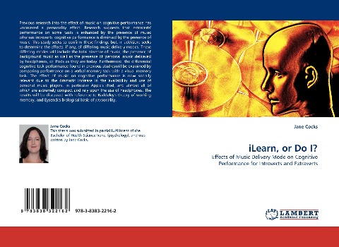 iLearn, or Do I?: Effects of Music Delivery Mode on Cognitive Performance for Introverts and Extraverts