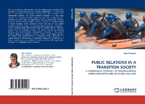 PUBLIC RELATIONS IN A TRANSITION SOCIETY: A STAKEHOLDER APPROACH  IN ORGANISATIONAL COMMUNICATIONS AND RELATIONS ANALYSES
