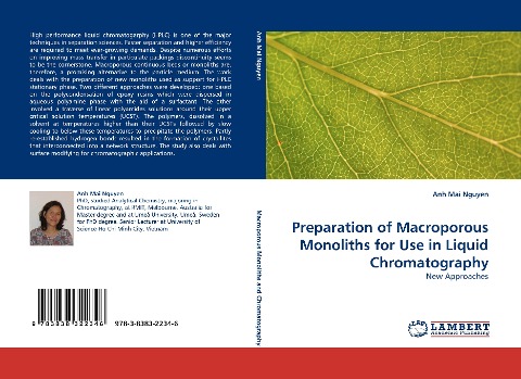 Preparation of Macroporous Monoliths for Use in Liquid Chromatography: New Approaches