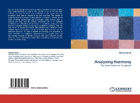 Analysing Harmony: The Great American Songbook
