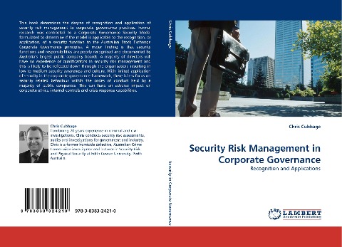 Security Risk Management in Corporate Governance: Recognition and Applications