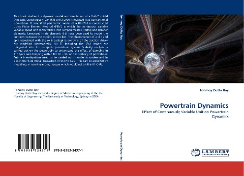 Powertrain Dynamics: Effect of Continuously Variable Unit on Powertrain Dynamics