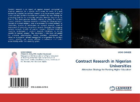 Contract Research in Nigerian Universities: Alternative Strategy for Funding Higher Education