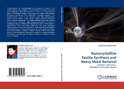 Nanocrystalline Zeolite Synthesis and Heavy Metal Removal: Synthesis mechanism, adsorption and kinetics studies