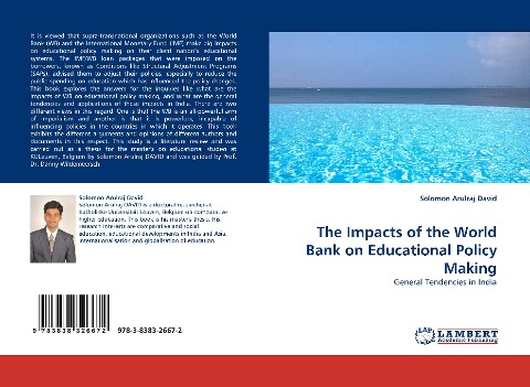 The Impacts of the World Bank on Educational Policy Making: General Tendencies in India