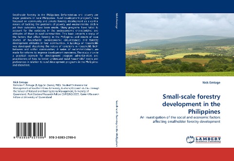 Small-scale forestry development in the Philippines: An investigation of the social and economic factors affecting smallholder forestry development