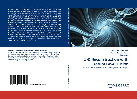 3-D Reconstruction with Feature Level Fusion: Using Range and Intensity Images of an Object