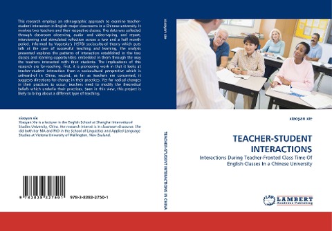 TEACHER-STUDENT INTERACTIONS: Interactions During Teacher-Fronted Class Time Of English Classes In a Chinese University