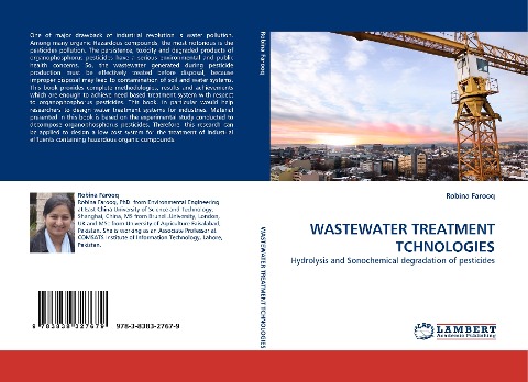 WASTEWATER TREATMENT TCHNOLOGIES: Hydrolysis and Sonochemical degradation of pesticides