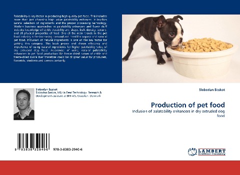 Production of pet food: Inclusion of palatability enhancers in dry extruded dog food