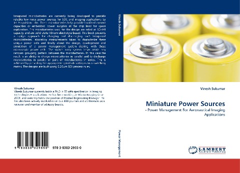 Miniature Power Sources: - Power Management For Aeronautical Imaging Applications