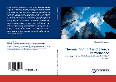 Thermal Comfort and Energy Performance: Case study of Urban Multistorey Residential Buildings in Malaysia