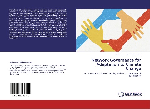 Network Governance for Adaptation to Climate Change: A Case of Intrusion of Salinity in the Coastal Areas of Bangladesh