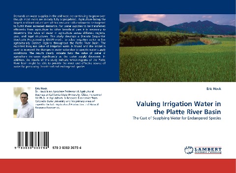 Valuing Irrigation Water in the Platte River Basin: The Cost of Supplying Water for Endangered Species