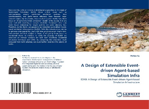 A Design of Extensible Event-driven Agent-based Simulation Infra: E2ASI: A Design of Extensible Event-driven Agent-based Simulation Infrastructure