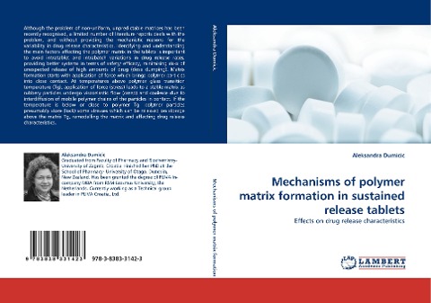 Mechanisms of polymer matrix formation in sustained release tablets: Effects on drug release characteristics