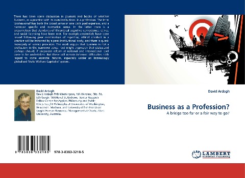 Business as a Profession?: A bridge too far or a fair way to go?