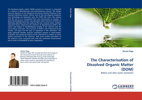 The Characterisation of Dissolved Organic Matter (DOM): Before and after water treatment