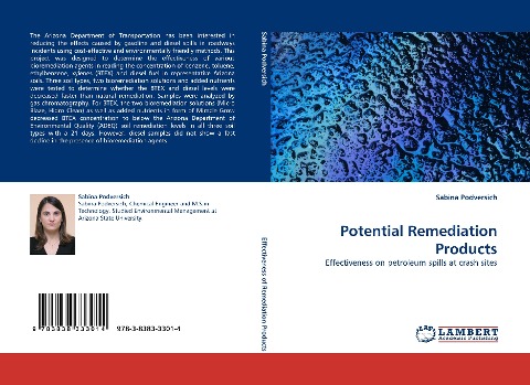 Potential Remediation Products: Effectiveness on petroleum spills at crash sites
