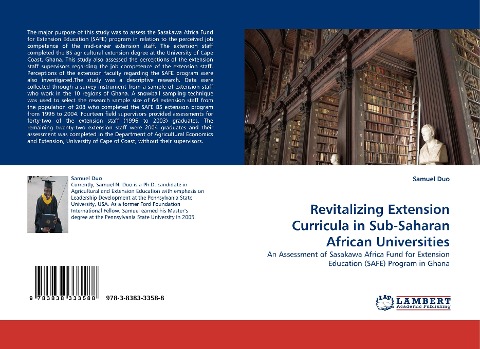 Revitalizing Extension Curricula in Sub-Saharan African Universities: An Assessment of Sasakawa Africa Fund for Extension Education (SAFE) Program in Ghana