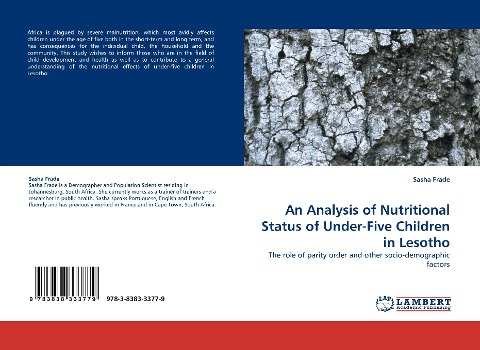 An Analysis of Nutritional Status of Under-Five Children in Lesotho: The role of parity order and other socio-demographic factors