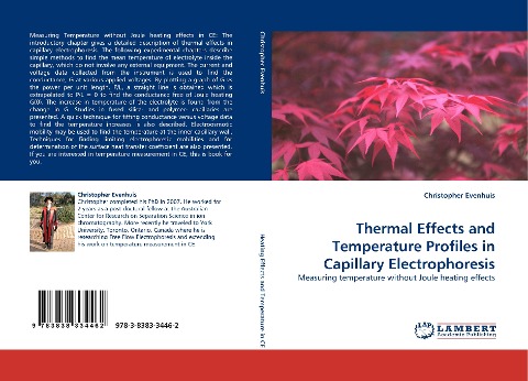 Thermal Effects and Temperature Profiles in Capillary Electrophoresis: Measuring temperature without Joule heating effects