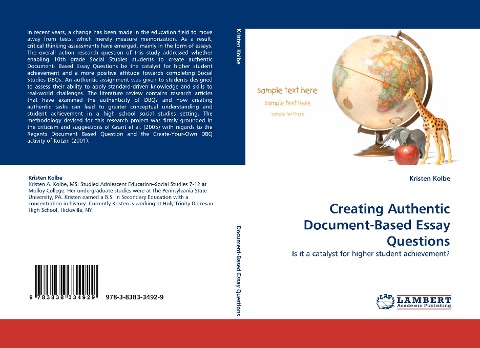 Creating Authentic Document-Based Essay Questions: Is it a catalyst for higher student achievement?