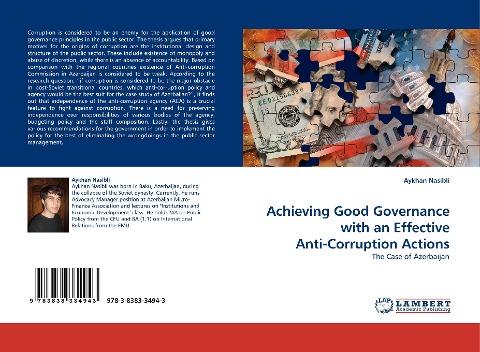 Achieving Good Governance with an Effective Anti-Corruption Actions: The Case of Azerbaijan