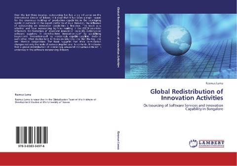 Global Redistribution of Innovation of Activities: Outsourcing of Software Services and Innovation Capability in Bangalore