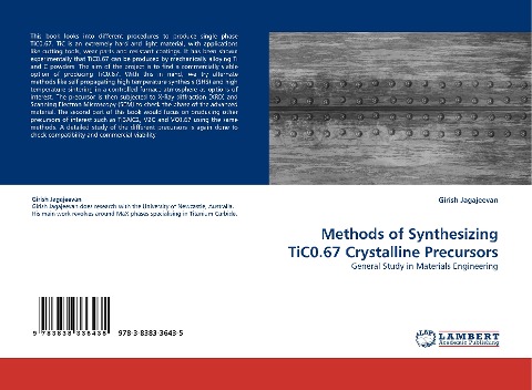 Methods of Synthesizing TiC0.67 Crystalline Precursors: General Study in Materials Engineering