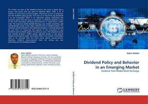 Dividend Policy and Behavior in an Emerging Market: Evidence from Dhaka Stock Exchange
