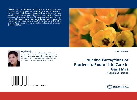 Nursing Perceptions of Barriers to End of Life Care in Geriatrics: A Qualitative Research