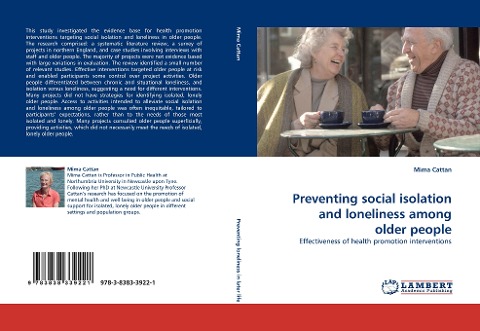 Preventing social isolation and loneliness among older people: Effectiveness of health promotion interventions
