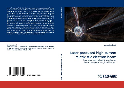 Laser-produced high-current relativistic electron beam: Theoretical study of relativistic electron beam transport through solid targets