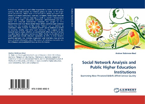 Social Network Analysis and Public Higher Education Institutions: Examining How Perceived Beliefs Affect Service Quality