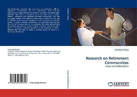 Research on Retirement Communities: Scope and Delimitations