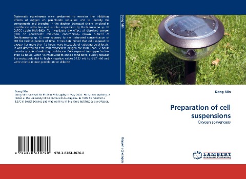 Preparation of cell suspensions: Oxygen scavengers