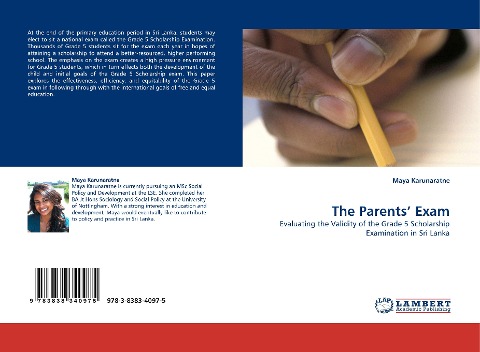 The Parents Exam: Evaluating the Validity of the Grade 5 Scholarship Examination in Sri Lanka